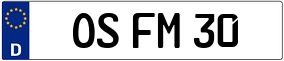 Truck License Plate